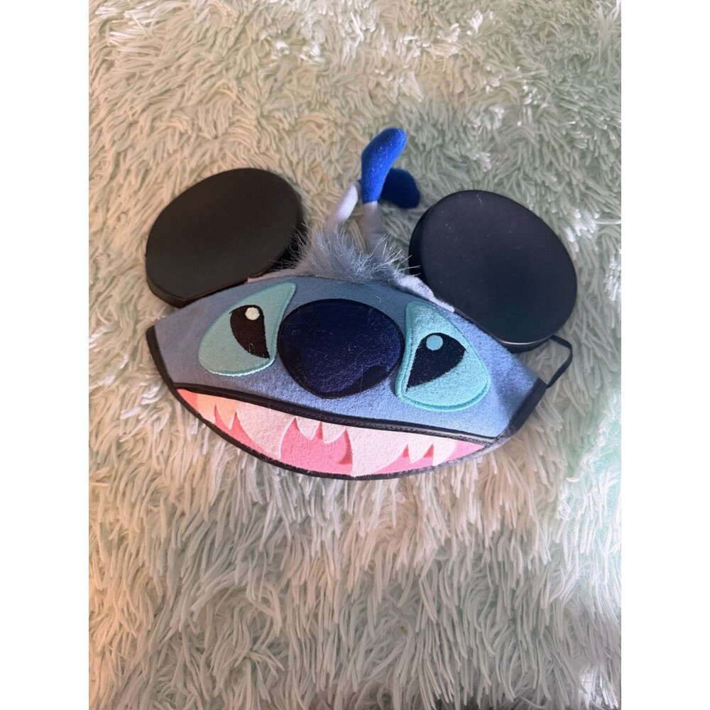 Disney Parks Stitch Mickey Ears Hat – Lilo & Stitch Alien Design with Antennae